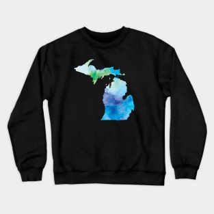 Michigan Watercolor Crewneck Sweatshirt